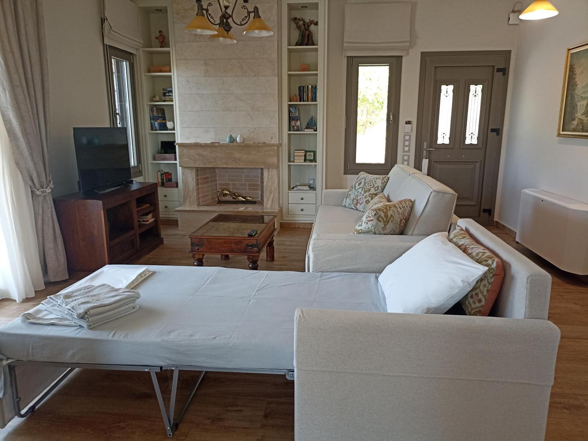 Vila Seaside Retreat House Paralia Sergoulas Exteriér fotografie